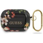 Guess GUACAPTPUBKFL04 AirPods Pro cover black N.4 Flower Collection