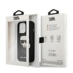 Karl Lagerfeld KLHCP13XOKPK iPhone 13 Pro Max 6,7" black hardcase Saffiano Ikonik Karl`s Patch - imagine 8