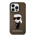 Karl Lagerfeld KLHCP14XHNIKTCK iPhone 14 Pro Max 6,7" black hardcase Ikonik Karl Lagerfeld - imagine 3