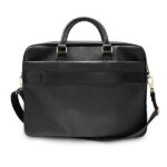 Guess Torba GUCB15PUSASBK 16"black Saffiano Script - imagine 3