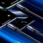 USAMS U71 USB-C to Lightning Cable 1.2m 20W PD Fast Charge black SJ521USB01 (US-SJ521) - imagine 4