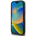 DKNY DKHCP16LPCPTSSK iPhone 16 Pro 6.3" black hardcase Checkered Pattern & Printed Stripes - imagine 5