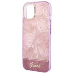 Guess GUHCP14MHGJGHP iPhone 14 Plus / 15 Plus 6.7" pink hardcase Jungle Collection - imagine 6