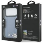 Case BMW M Quilted Logo MagSafe for  iPhone 17 Pro Max blue - imagine 8