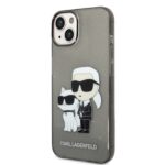 Karl Lagerfeld KLHCP14MHNKCTGK iPhone 14 Plus / 15 Plus 6,7" black hardcase Glitter Karl&Choup - imagine 2
