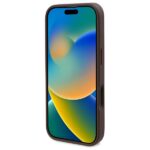 Guess GUHMP16LP4ROPEMCW iPhone 16 Pro 6.3" brown hardcase 4G Flowers Print MagSafe - imagine 5