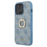 Guess GUHCP13L4GMRBL iPhone 13 Pro / 13 6,1" blue hardcase 4G with ring stand - imagine 2