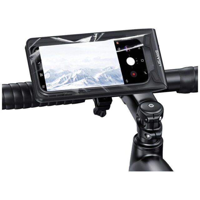 Bicycle holder USAMS ZJ083 waterproof black - imagine 4