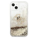 Guess GUHCP13SLG4GGO iPhone 13 mini 5,4" gold hardcase 4G Big Liquid Glitter - imagine 3