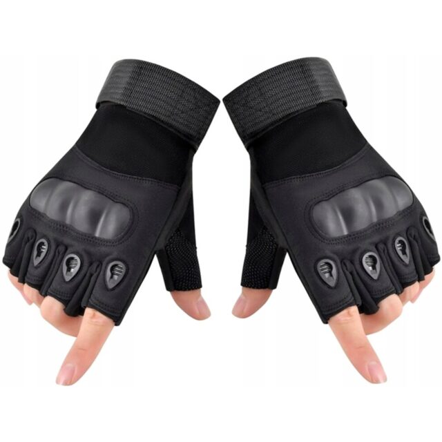 Extralink Military Tactical Combat Gloves Fingerless Survival Size L mil-693 - imagine 4