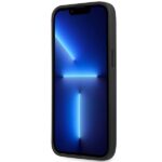 Case BMW BMHCP13LREELK iPhone 13 Pro / 13 6.1" black hardcase Leather Emboss - imagine 5