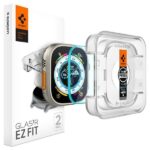 Spigen Glas.TR Apple Watch Ultra 49mm 2-Pack "EZ FIT" AGL05556 tempered glass