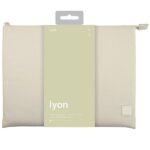 UNIQ Lyon Case laptop Sleeve 14" seasalt light beige Waterproof RPET - imagine 3