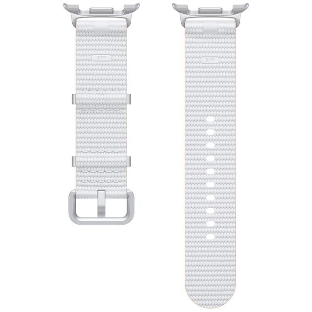 Band Samsung Athleisure for Galaxy Watch8 / Watch8 Classic (S/M) white - imagine 2