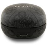 Earphones TWS ENC Guess 4G Classic Metal Logo black - imagine 4