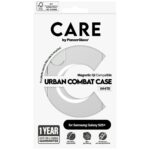 CARE by PanzerGlass Flagship Urban Combat White QI Case for Samsung Galaxy S25+ Transparent - imagine 4