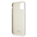 Karl Lagerfeld KLHCN61SLKLWH iPhone 11 6,1" / Xr Silicone Stack Logo white - imagine 7