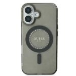 Guess GUHMP16MPFTDTEK iPhone 16 Plus 6.7" black hardcase IML Rhinestones MagSafe - imagine 3