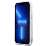 Guess GUHCP13MLFLSU iPhone 13 / 14 / 15 6,1" purple hardcase Flower Liquid Glitter - imagine 5