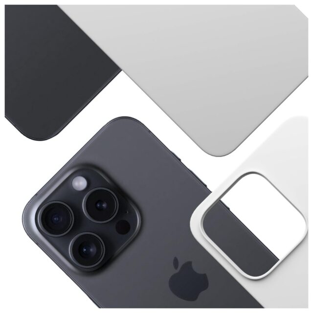 3MK Hardy MagSilicone Case for Apple iPhone 15 Pro Silver - imagine 8