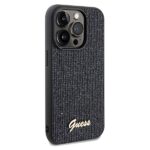 Guess GUHCP14LPMSDGSK iPhone 14 Pro 6.1" black hardcase Disco Metal Script - imagine 4
