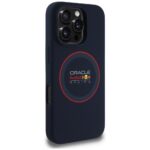 Red Bull RBHMP16L24SIILVR iPhone 16 Pro 6.3" hardcase navy Silicone Red Ring MagSafe - imagine 4