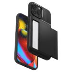 Spigen Slim Armor CS iPhone 15 Pro Max6,7" czarny/black ACS06589 - imagine 6