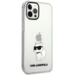 Karl Lagerfeld KLHCP12MHNCHTCT iPhone 12/12 Pro 6,1" transparent hardcase Ikonik Choupette - imagine 4