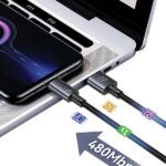 USAMS Cable USB to Micro-USB 2A 1.2mFast Charging steel/tarnish SJ668USB01 (US-SJ668) - imagine 6