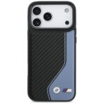 Case BMW M Carbon Logo MagSafe for iPhone 17 Pro Max blue - imagine 3