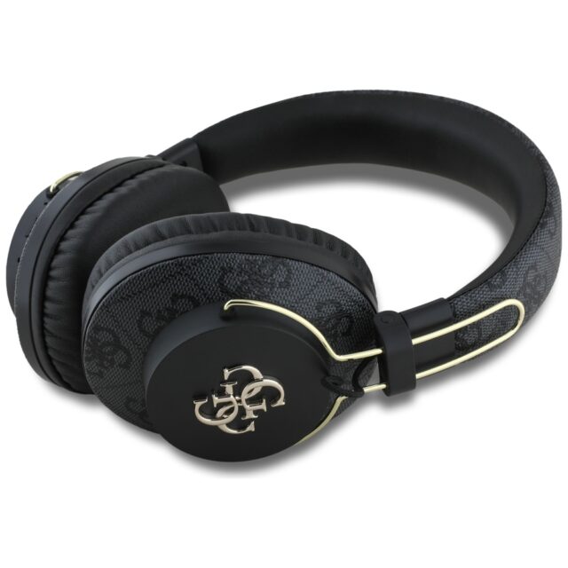 Headphones Guess Bluetooth ENC Metal 4G Logo black - imagine 2
