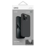 UNIQ Lino Hue Case iPhone 14 Pro 6,1" Magclick Charging charcoal grey - imagine 7