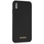 Guess GUHCI65LSGLBK iPhone Xs Max black hard case Silicone - imagine 5