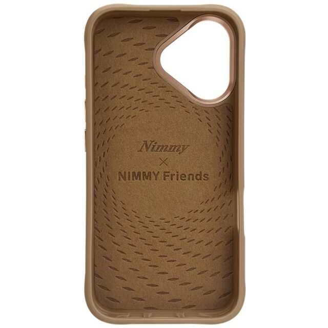 Nimmy Tiger MagSafe case for iPhone 16 light brown - imagine 3