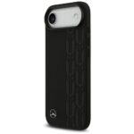 Mercedes Leather Laurel Leaves MagSafe Case for iPhone Air Black - imagine 2