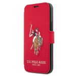 US Polo USFLBKP12SPUGFLRE iPhone 12 mini 5,4" red book Polo Embroidery Collection