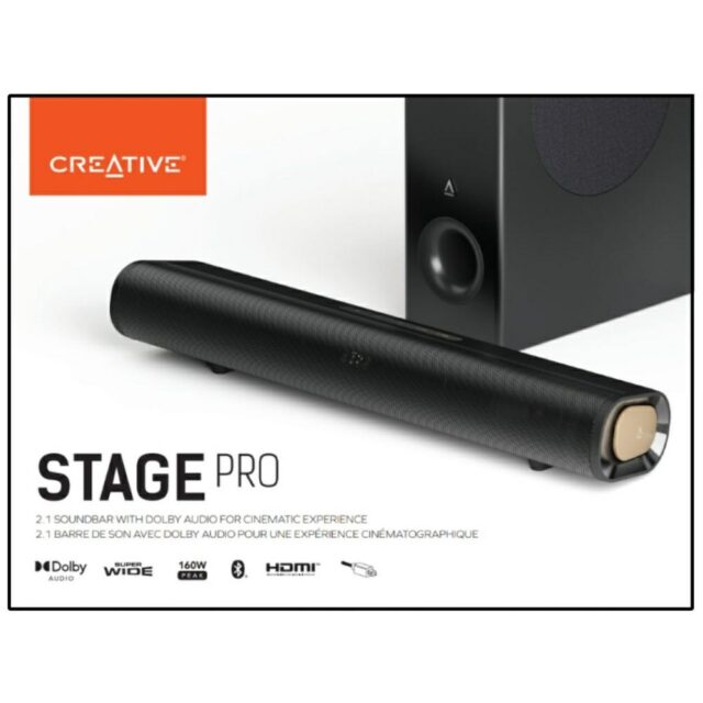 Soundbar 2.1 Creative Stage Pro with subwoofer Bluetooth 5.3 - imagine 8