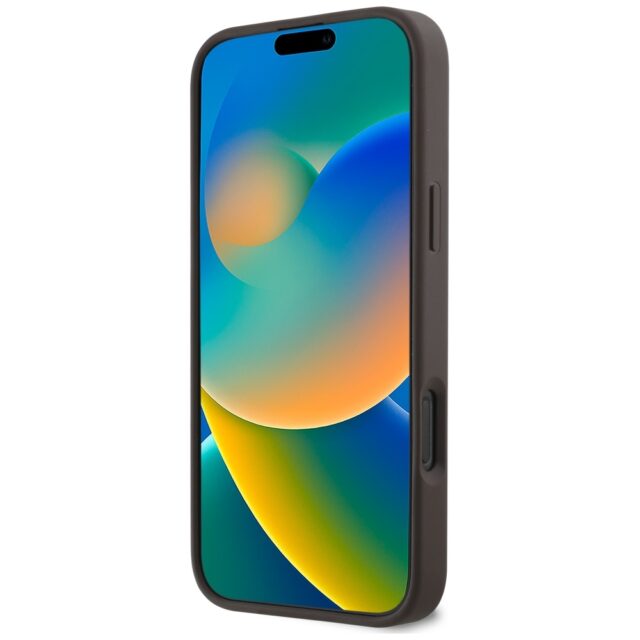 Case Guess HC PU 4G Small 4G and Classic for iPhone 16 Pro MagSafe brown - imagine 5