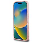 Guess GUHMP16XHFGEREP iPhone 16 Pro Max 6.9" pink hardcase IML Glitter Circle MagSafe - imagine 5