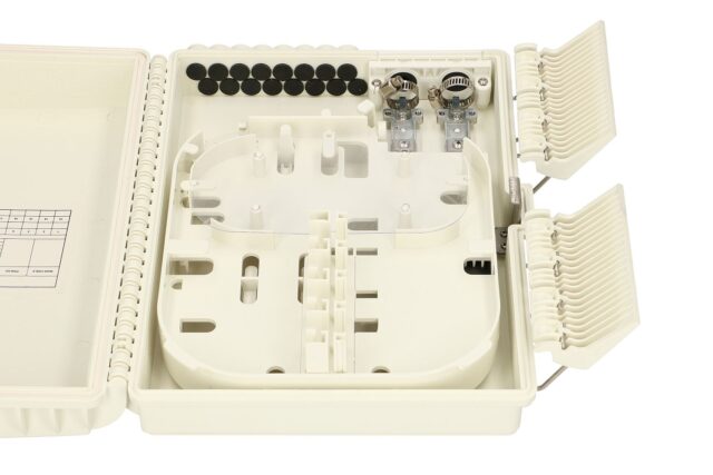Extralink Elena | Fiber optic distribution box | 16 core, white - imagine 6