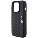 Case BMW BMHCP15L22PGVK iPhone 15 Pro 6.1" black hardcase M Edition Hexo Pattern - imagine 6