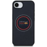 Case Red Bull Meshed Logo and Red Ring   MagSafe for iPhone 16e navy blue - imagine 3
