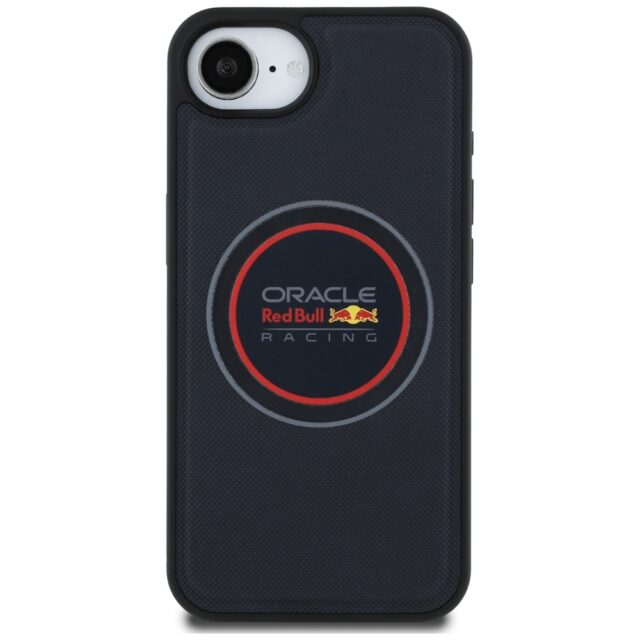 Case Red Bull Meshed Logo and Red Ring   MagSafe for iPhone 16e navy blue - imagine 3