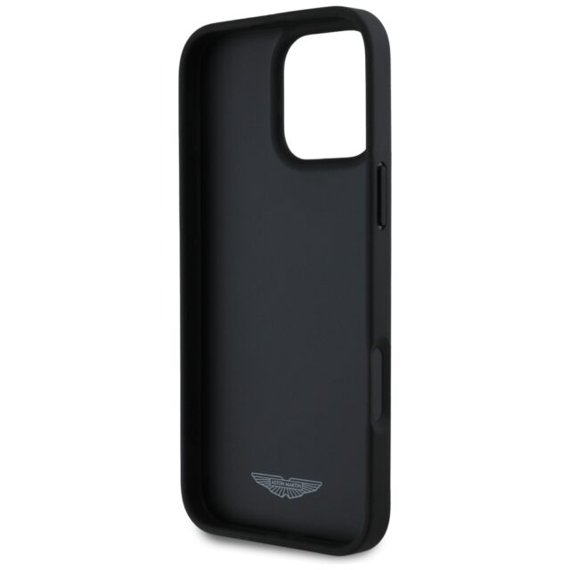 Case Aston Martin HC Leather Victory  Design to iPhone 16 Pro black - imagine 7