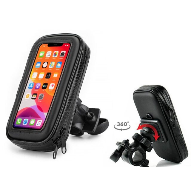 Extralink Bicycle Phone Mount, Waterproof Rotating 360, Secure Closure - imagine 7