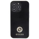 Guess GUHCP13XPS4DGPK iPhone 13 Pro Max 6.7" black hardcase Strass Metal Logo - imagine 3