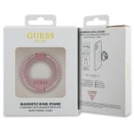 Guess MagSafe Ring stand GUMRSALDGP pink Rhinestone - imagine 4