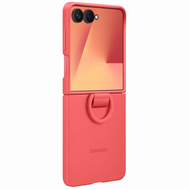 Case Samsung Ring Case for Galaxy Z Flip7 red - imagine 2