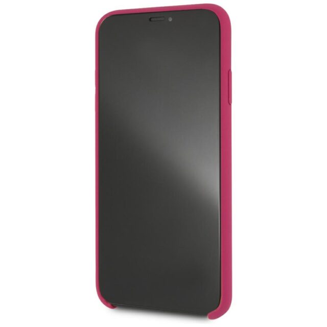 Guess GUHCI65LSGLPI iPhone Xs Max pink hard case Silicone - imagine 6
