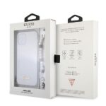 Guess GUHCP12LKPSWH iPhone 12 Pro Max 6,7" Transparent hardcase White Pearl - imagine 8
